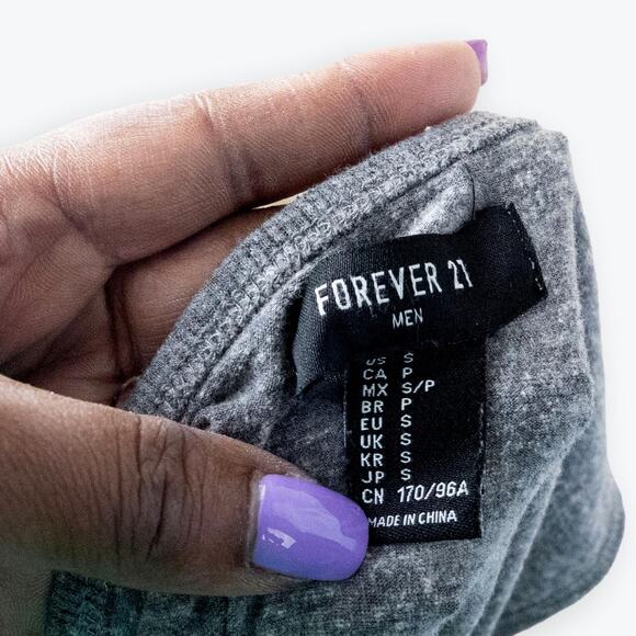 Forever 21 Gray Casual Cutout Women Tank Top S - Picture 3 of 6